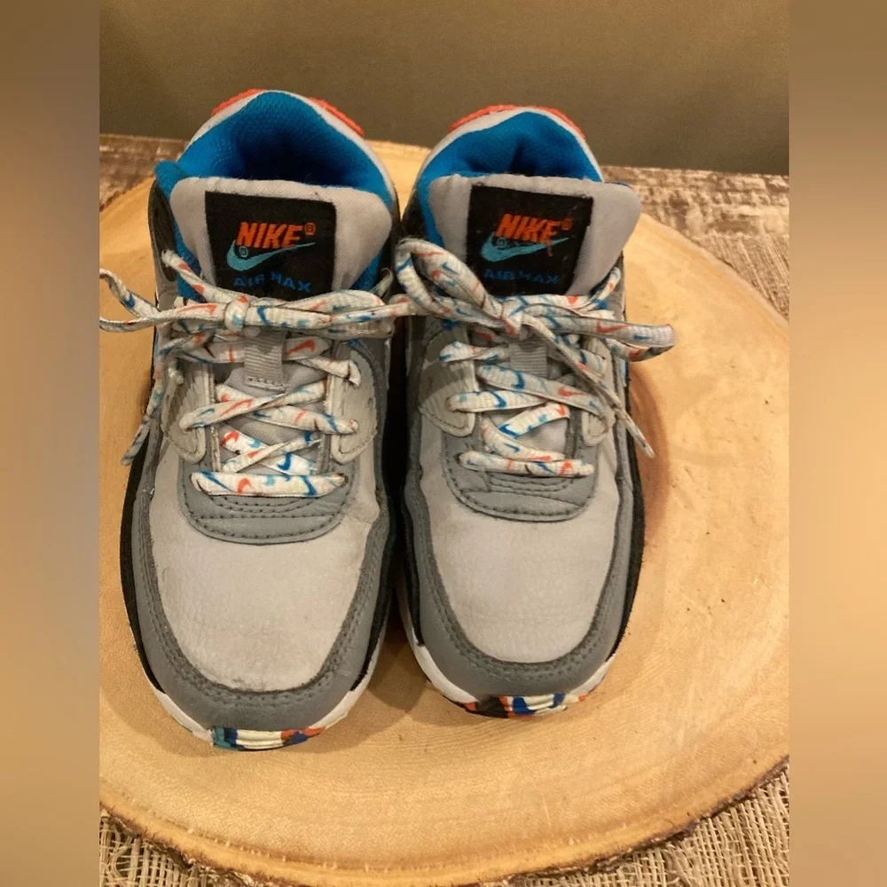 Nike‎ Air Max 90 Swooshfetti Confetti Grey Fog Blue DM7596-001 12.5 C